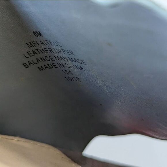 Marc Fisher Leather Sandals Dusty Blue Scallop Platform Espadrille Sandal Size 6 - Picture 8 of 8